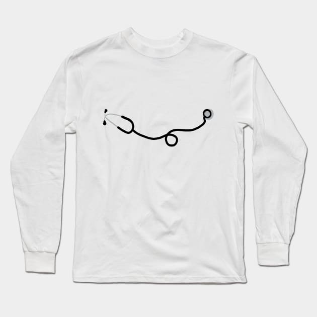 Stethoscope Long Sleeve T-Shirt by Tilila